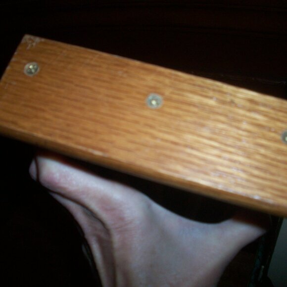 Vintage Wood Bookends Expanding Wooden Book Ends Holder CD/DVD Rack Shelf Dryer - Picture 6 of 12